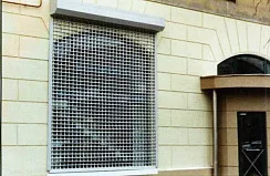 Рольставни DoorHan витринные для окна из профиля серии rhe78g