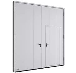 Распашные гаражные ворота 2000x2200